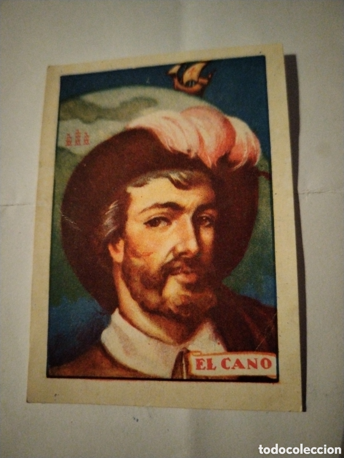 Coleccionismo Cromos antiguos: Cromo chocolates Torras sin pegar Marinos c&eacute;lebres El Cano serie II n&deg;4