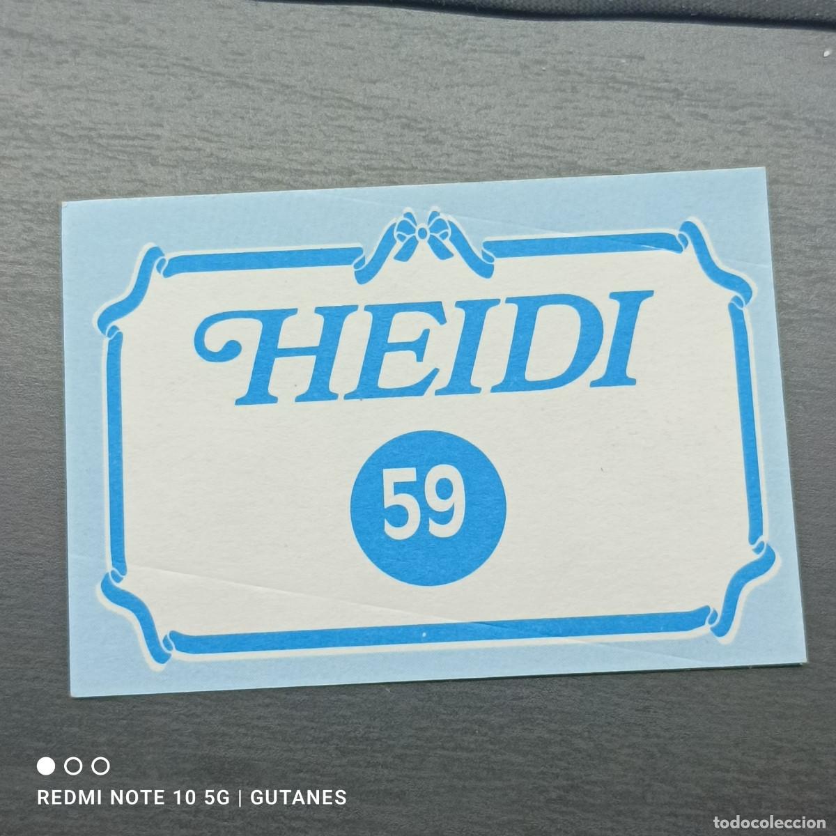 Coleccionismo cromos antiguos: CROMO HEIDI N. 59 - Foto 2