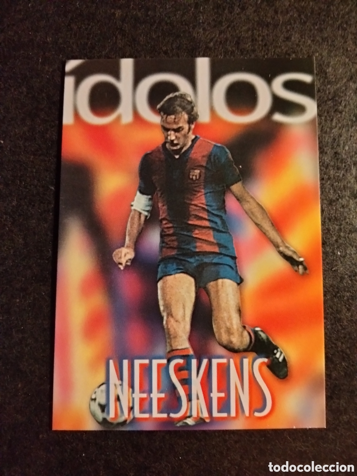 Colecionismo Cromos antigos: NEESKENS #140 IDOLOS BAR&Ccedil;A 100 A&Ntilde;OS 1899/1999 CENTENARIO CARDS PANINI SPORTS