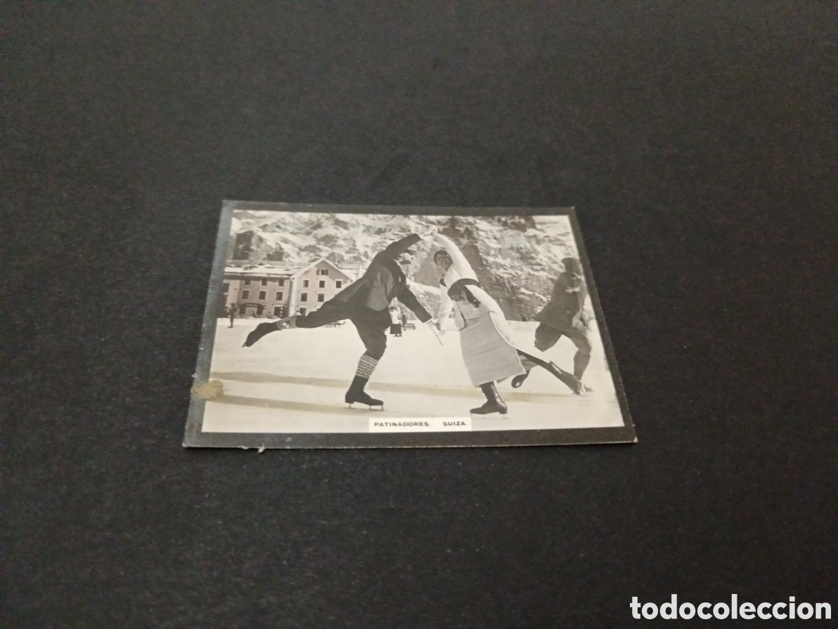 Coleccionismo cromos antiguos: 1915 PATINADORES SUIZA N&deg; 224 &Aacute;LBUM UNIVERSAL SUSINI