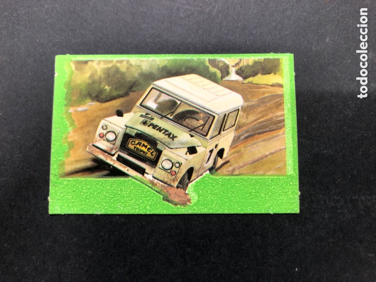 Coleccionismo Cromos antiguos: CROMO CROPAN ADHESIVO PANORAMICO NUEVO CON TRASERA PASTELITO CROPAN RALLYE