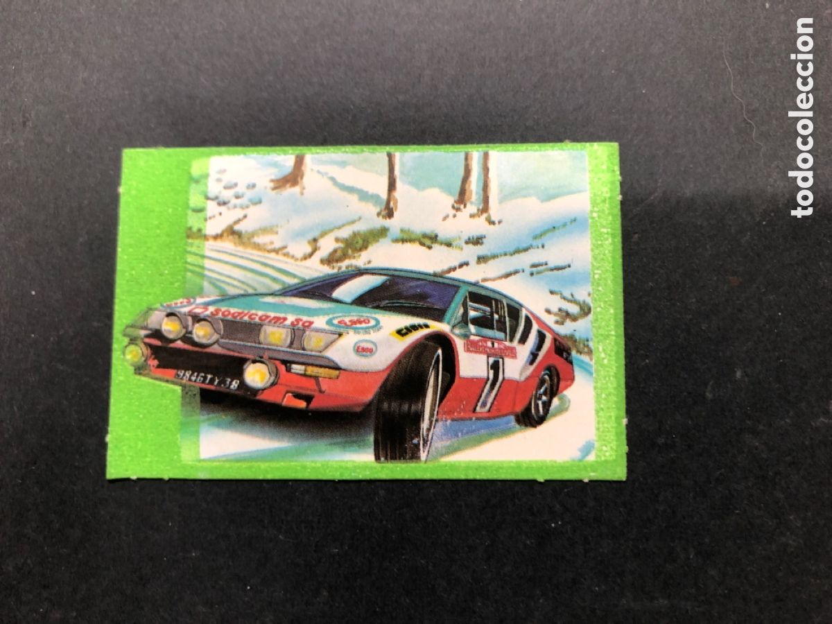 Coleccionismo Cromos antiguos: CROMO CROPAN ADHESIVO PANORAMICO NUEVO CON TRASERA PASTELITO CROPAN RALLYE
