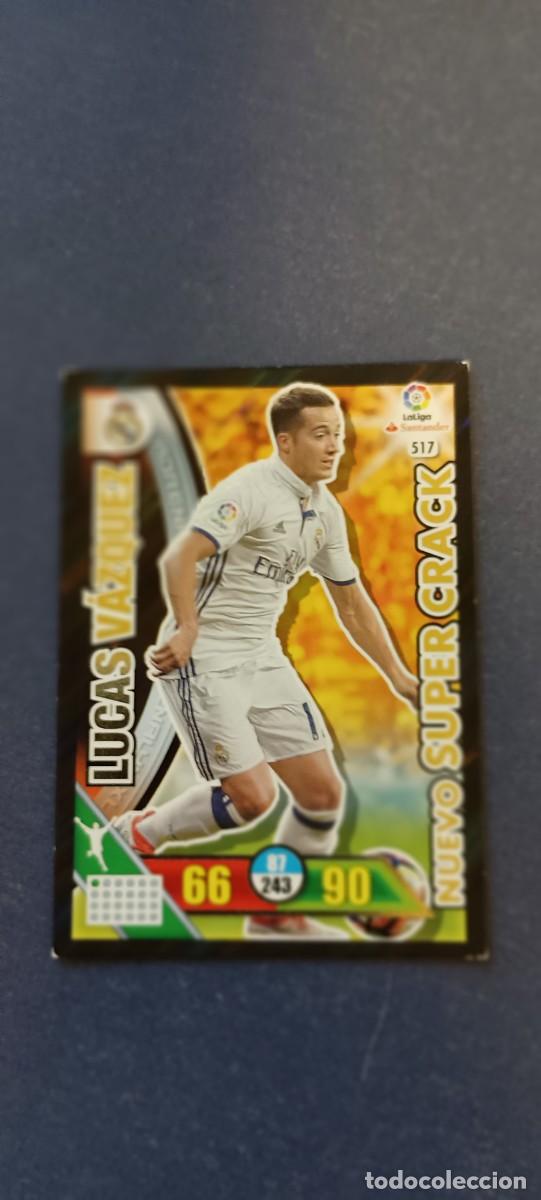 Coleccionismo cromos antiguos: LUCAS V&Aacute;ZQUEZ SUPER CRACK 16-17 - Foto 1