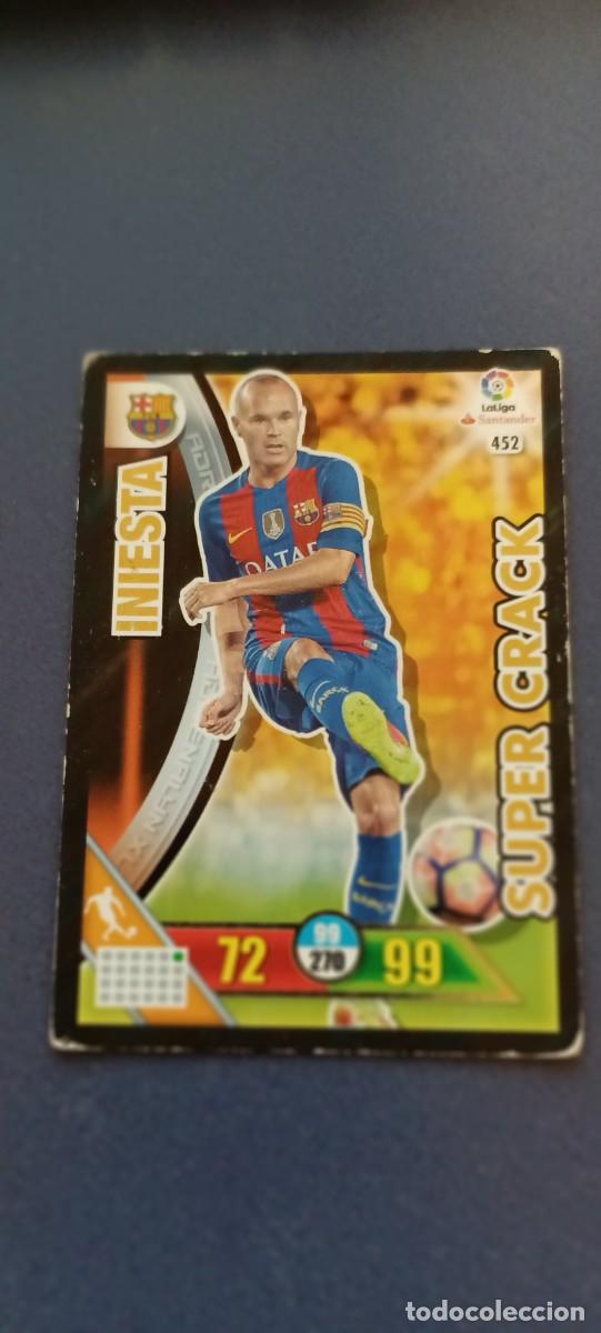 Coleccionismo cromos antiguos: INIESTA SUPER CRACK 16-17 - Foto 1