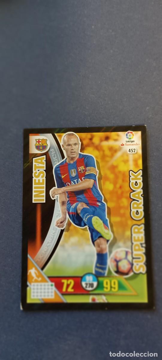 Coleccionismo cromos antiguos: INIESTA SUPER CRACK 16-17 - Foto 1