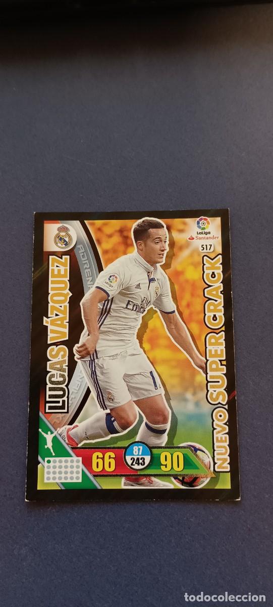 Coleccionismo cromos antiguos: LUCAS V&Agrave;ZQUEZ SUPER CRACK 16-17 - Foto 1