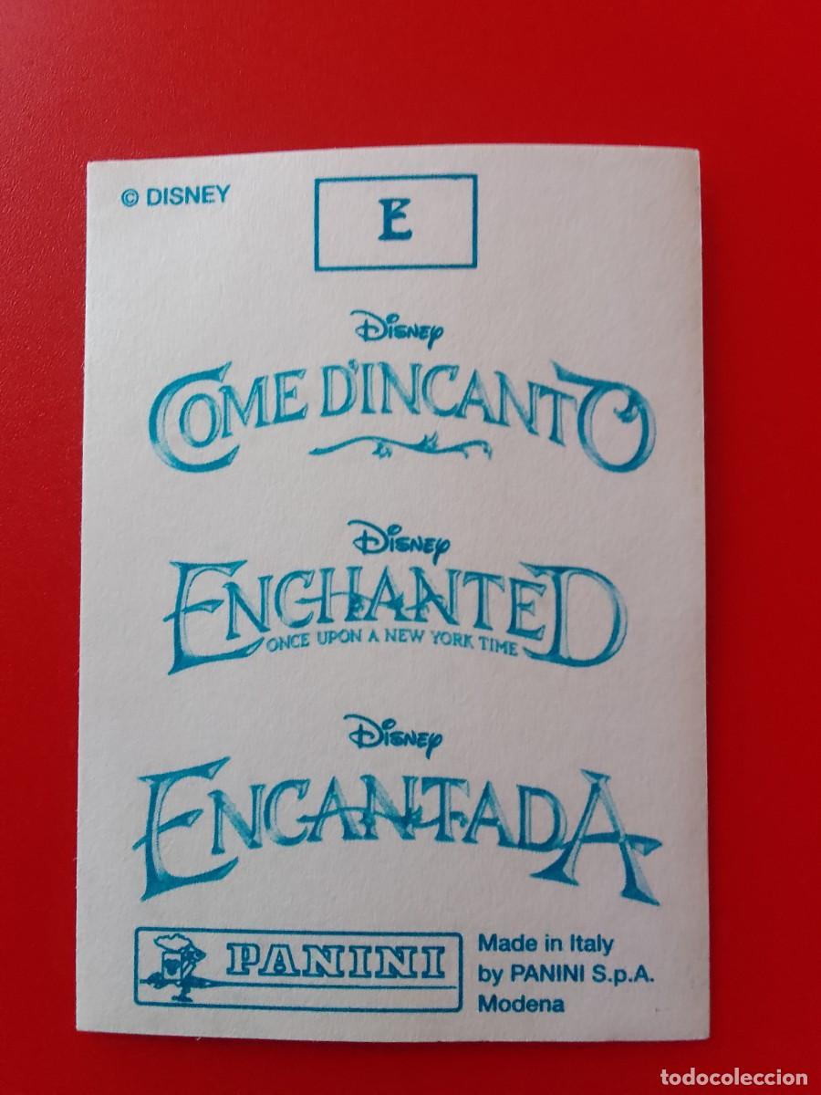 Coleccionismo cromos antiguos: CROMO ENCANTADA. PANINI. DISNEY. LETRA E. - Foto 2