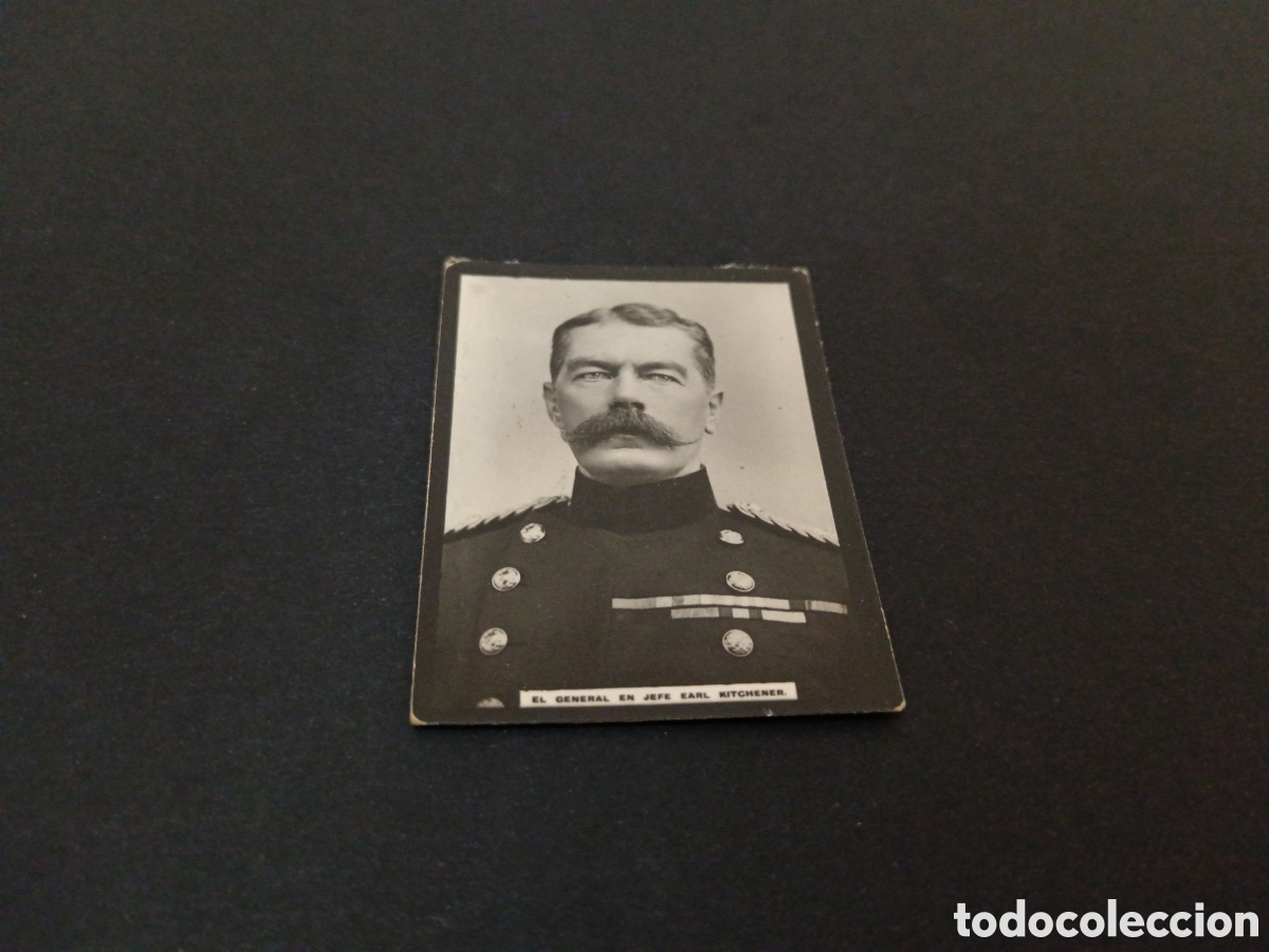 Sammeln alte Sammelbilder: 1915 EL GENERAL EN JEFE EARL KITCHENER N&deg; 845 &Aacute;LBUM UNIVERSAL SUSINI