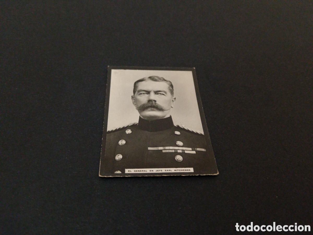 Sammeln alte Sammelbilder: 1915 EL GENERAL EN JEFE EARL KITCHENER N&deg; 845 &Aacute;LBUM UNIVERSAL SUSINI