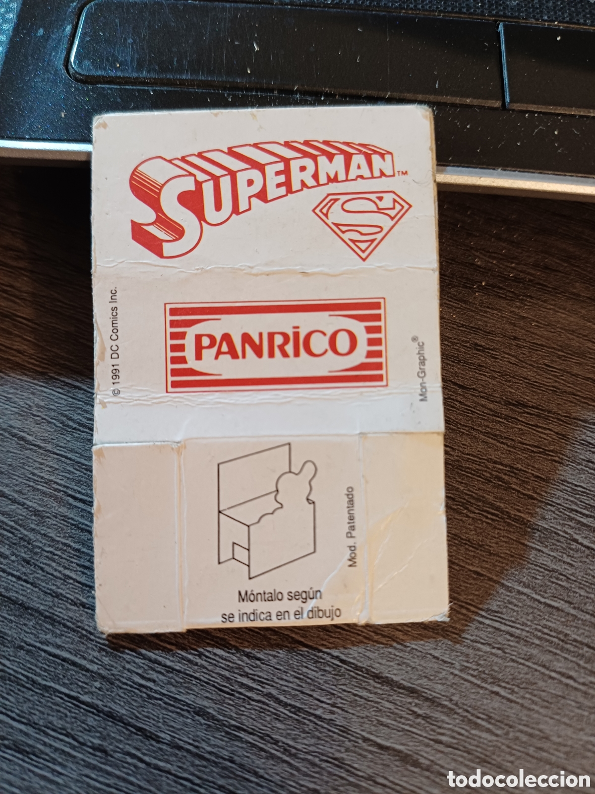 Coleccionismo cromos antiguos: CROMO TROQUELADO SUPERMAN, PANRICO - Foto 2