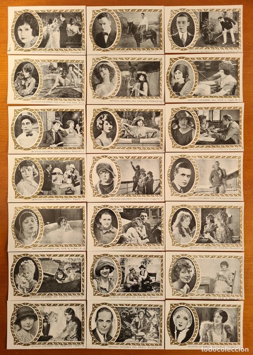 Collectionnisme Cartes &agrave; collectionner anciennes: Antigua Colecci&oacute;n 32 Cromos Artistas C&eacute;lebres del Film Serie A