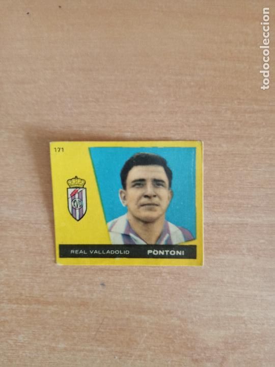 Collectable Antique Stickers: CROMO BRUGUERA 1959-60. PONTONI - REAL VALLADOLID N&ordm;171 SIN PEGAR. BUEN ESTADO.