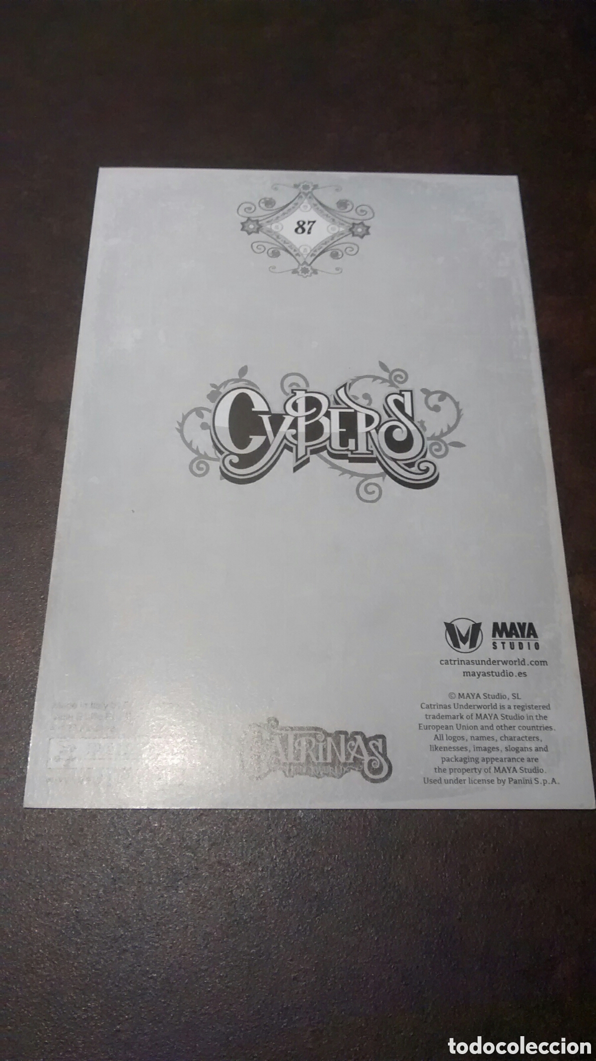 Coleccionismo cromos antiguos: CATRINAS UNDERWORLD, PANINI, 87 - Foto 2