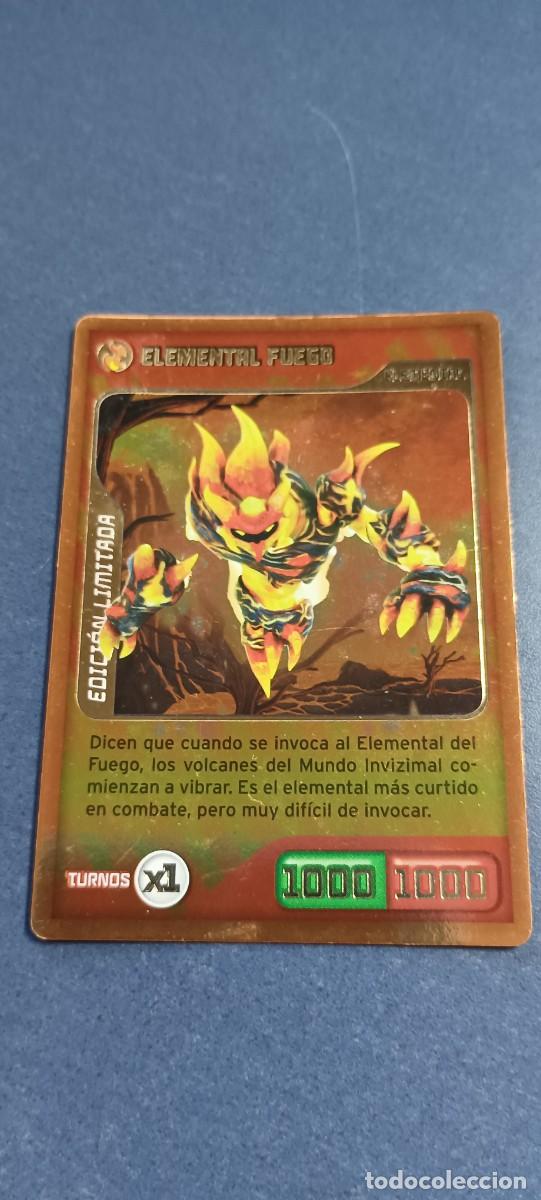 Coleccionismo cromos antiguos: INVIZIMALS ELEMENTAL FUEGO EDICION LIMITADA - Foto 1