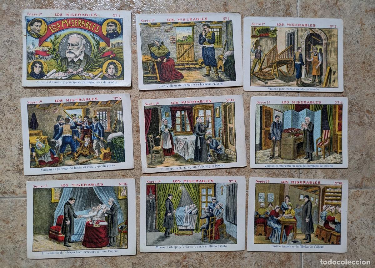 Coleccionismo cromos antiguos: Cromos Los Miserables Serie 1a - Foto 1