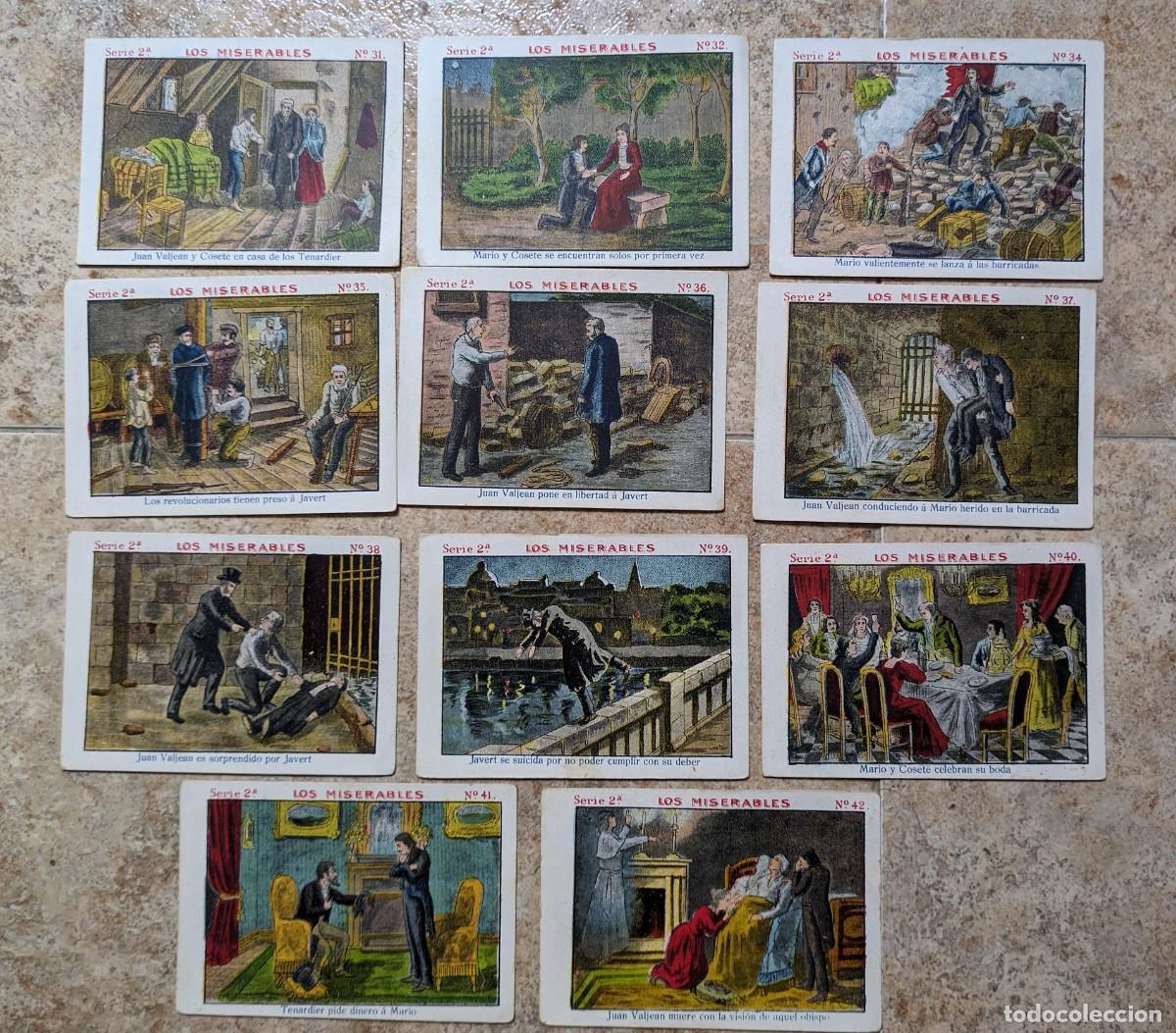 Coleccionismo cromos antiguos: Cromos Los Miserables Serie 2a - Foto 1
