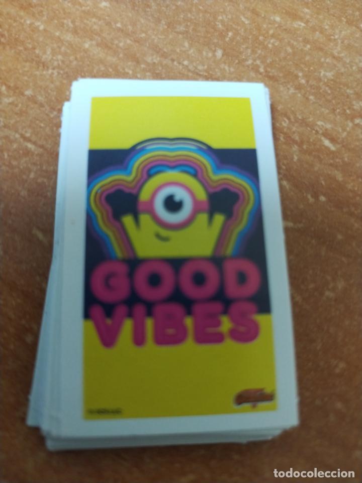 Collectable Antique Stickers: CROMO PEGATINA GUSANITOS RISI ( MINIONS ) NUEVOS SIN PEGAR