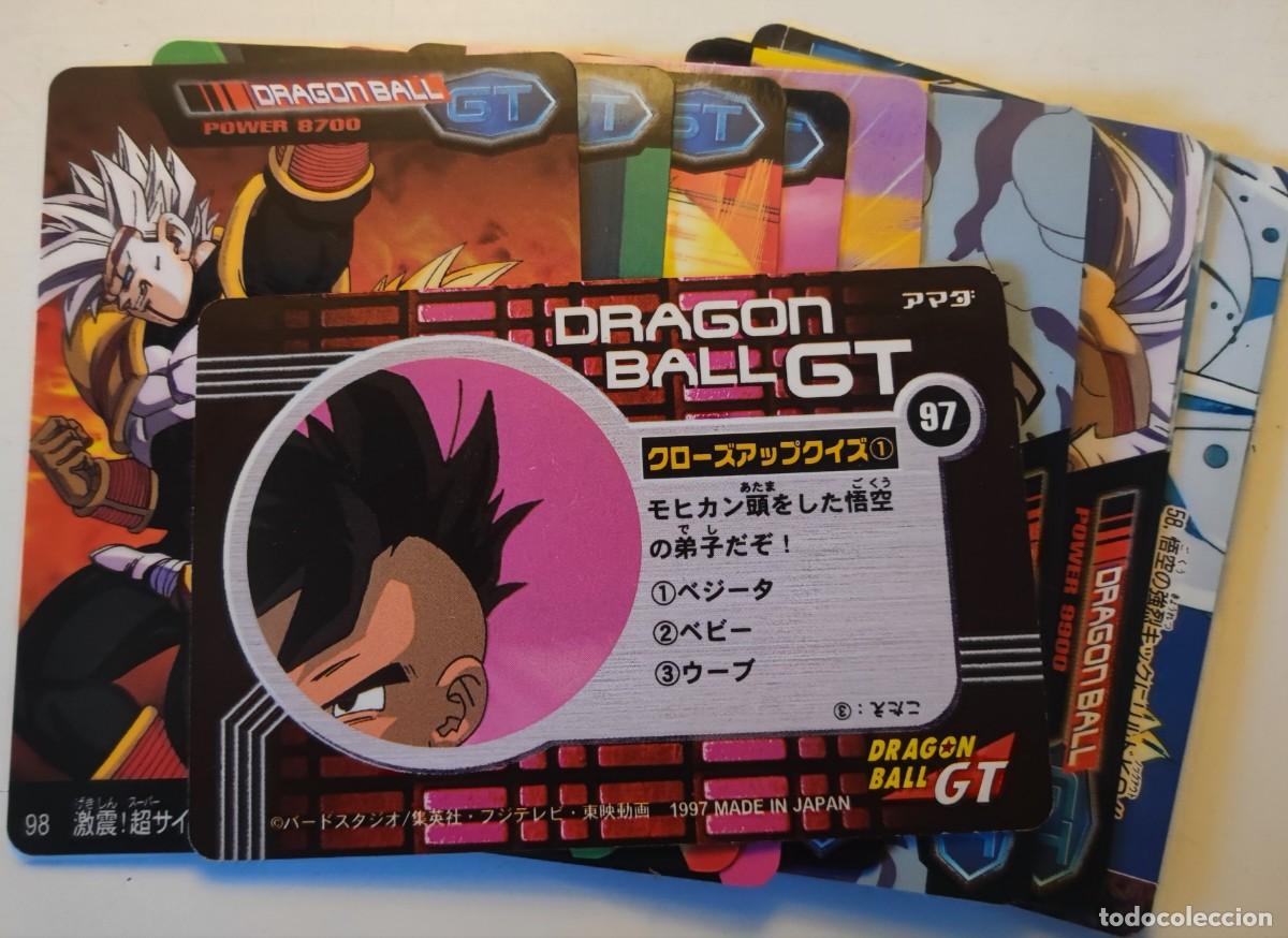 Coleccionismo cromos antiguos: DRAGON BALL GT 1997 - Foto 2