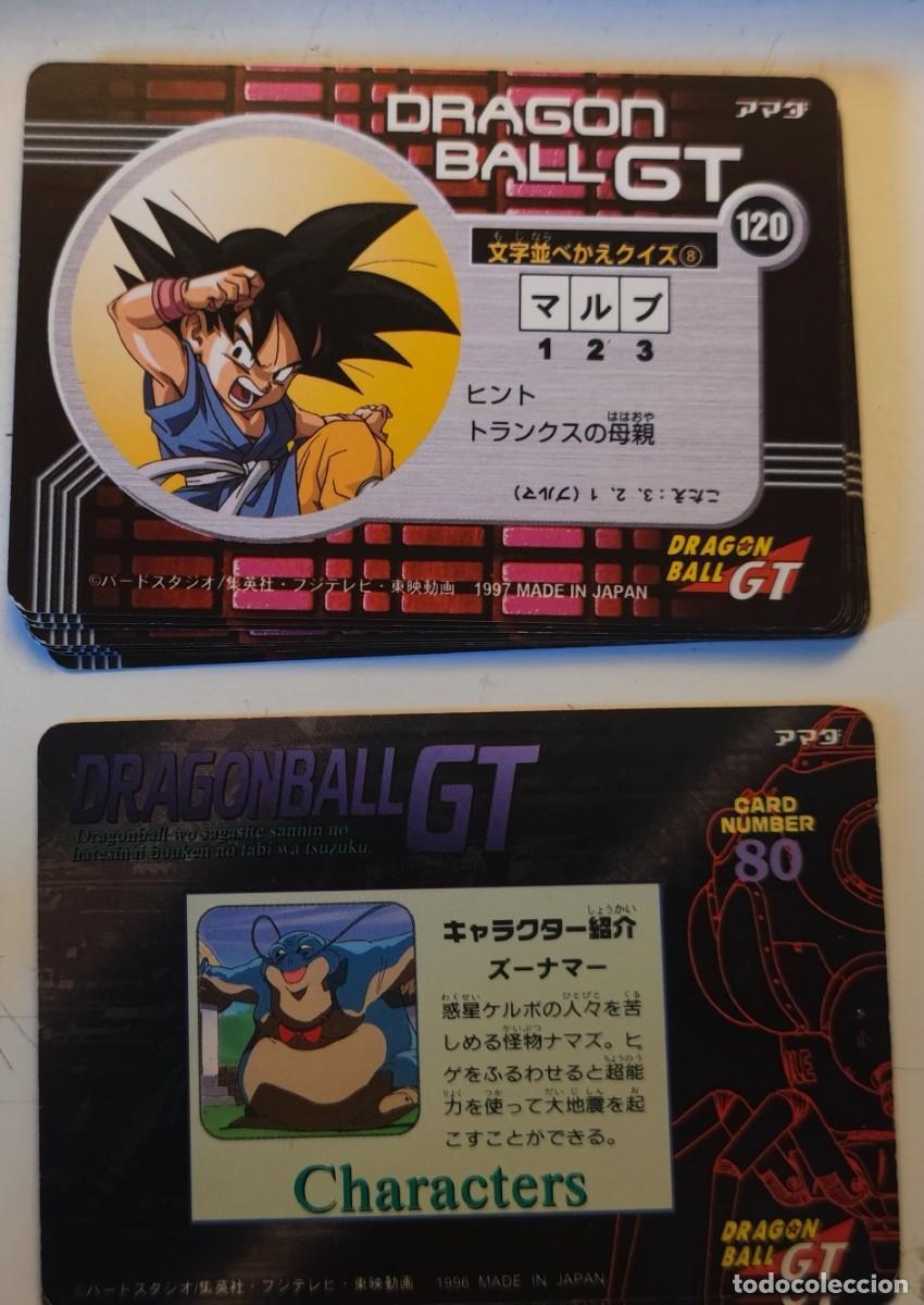 Coleccionismo cromos antiguos: DRAGON BALL GT 1997 - Foto 3