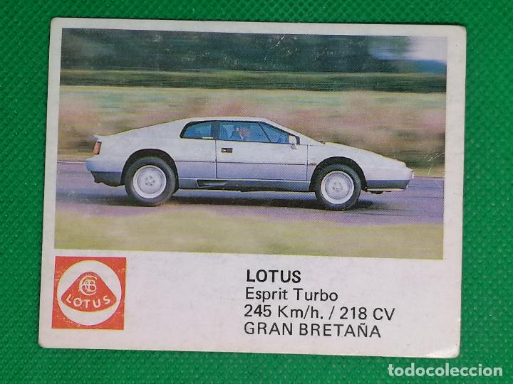 Coleccionismo cromos antiguos: 75 LOTUS ESPRIT TURBO AUTO 2000 - Foto 1