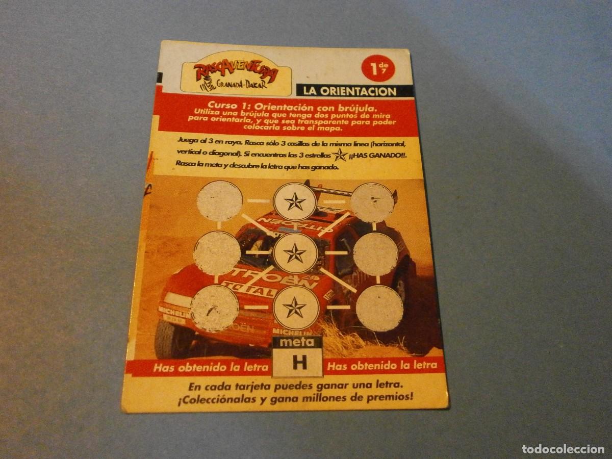 Coleccionismo cromos antiguos: cromo matutano rascaventura granada dakar a&ntilde;os 90