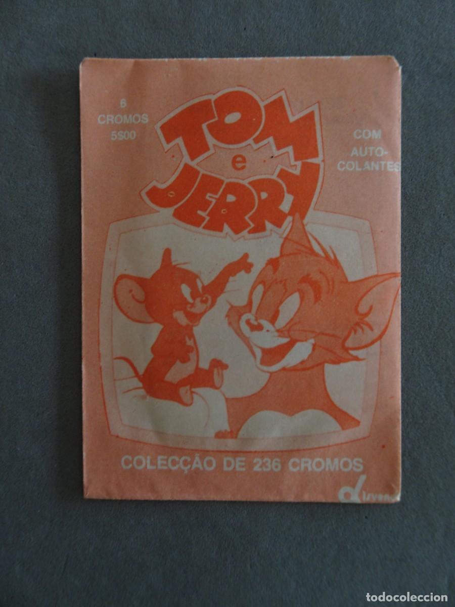 Coleccionismo Cromos antiguos: Sobre cromos sin abrir - cartera cromos cerrada - Tom e Jerry coleccion portuguesa