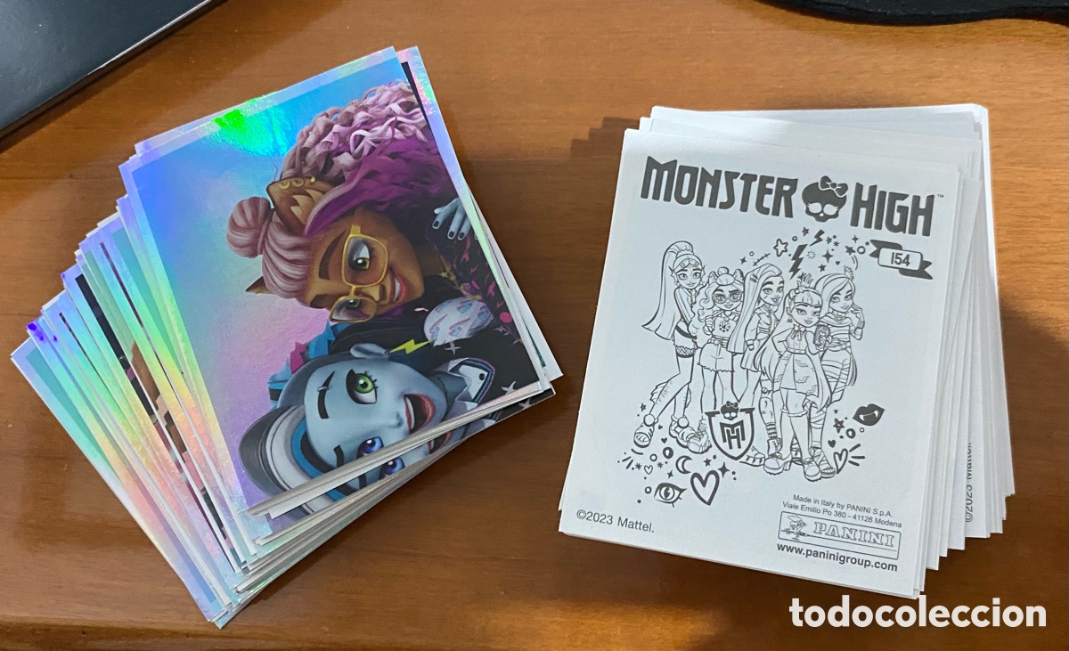 Coleccionismo Cromos antiguos: Pide tus faltas Monster High Be unique, be monstruous. Panini