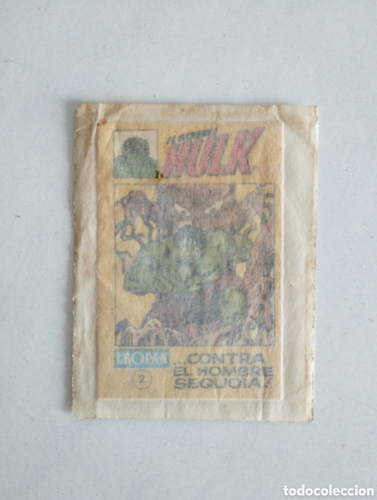 Coleccionismo cromos antiguos: CROPAN MINI COMIC EL INCRE&Iacute;BLE HULK N&deg;2 EN ENVOLTORIO SIN ABRIR - Foto 1