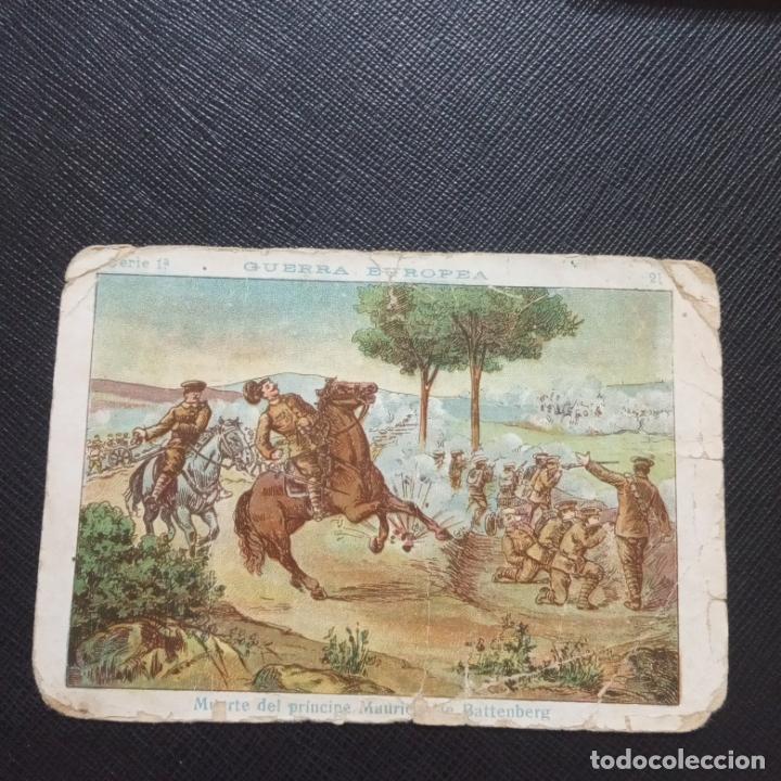 Colecionismo Cromos antigos: 21 GUERRA EUROPEA CHOCOLATES - CC5 SB10