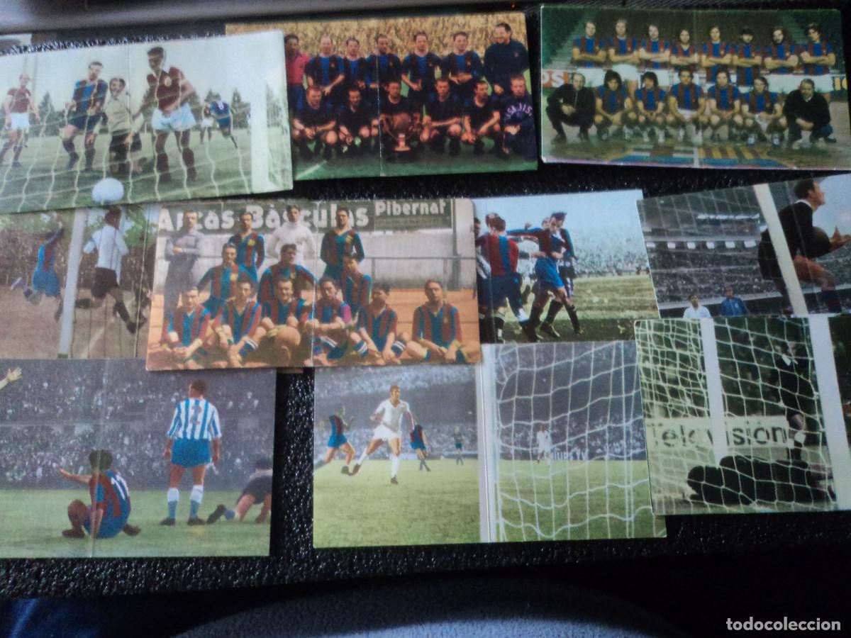 Coleccionismo cromos antiguos: 11 CROMOS DOBLES DEL &Aacute;LBUM 75 A&Ntilde;OS DEL F.C.BARCELONA, ver numeracion