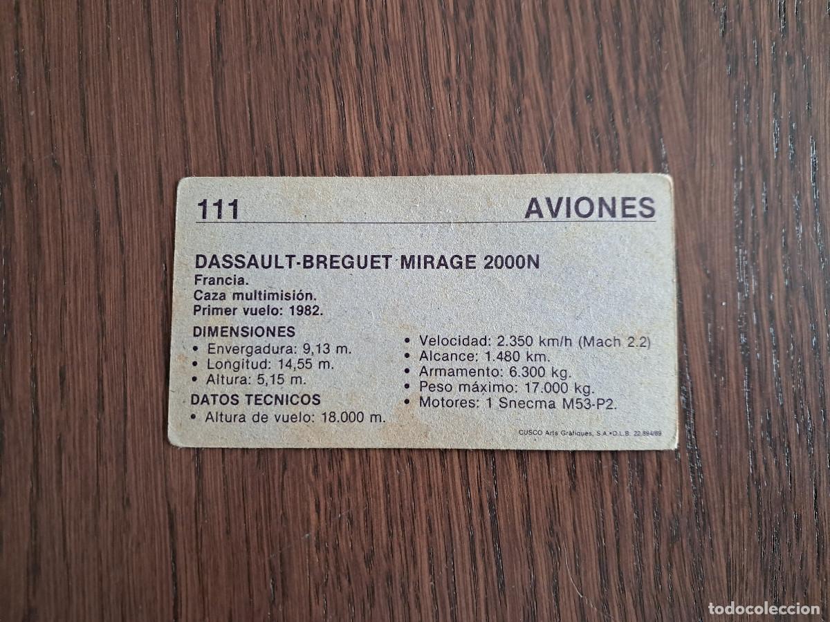 cromo de cusco arts gr fiques aviones a o 1989 Compra venta en