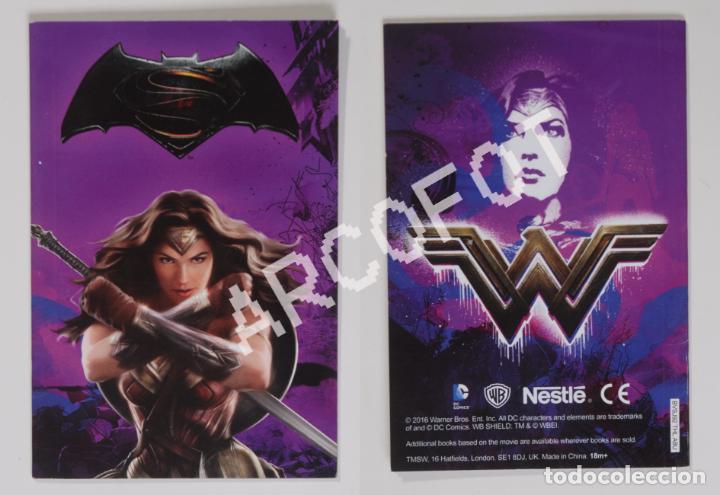 Coleccionismo Cromos antiguos: Cuadernillo LA LIGA DE LA JUSTICIA - WONDER WOMAN - DC COMICS WARNER - NESTL&Eacute;