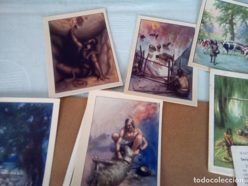 Coleccionismo cromos antiguos: COLECCION COMPLETA DE 36 CROMOS &rdquo; HISTORIA DEL PROGRESO HUMANO &rdquo; CHOCOLATES AMATLLER - Foto 3