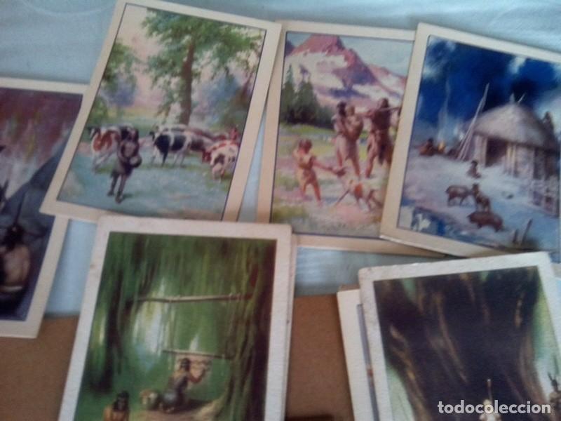 Coleccionismo cromos antiguos: COLECCION COMPLETA DE 36 CROMOS &rdquo; HISTORIA DEL PROGRESO HUMANO &rdquo; CHOCOLATES AMATLLER - Foto 4