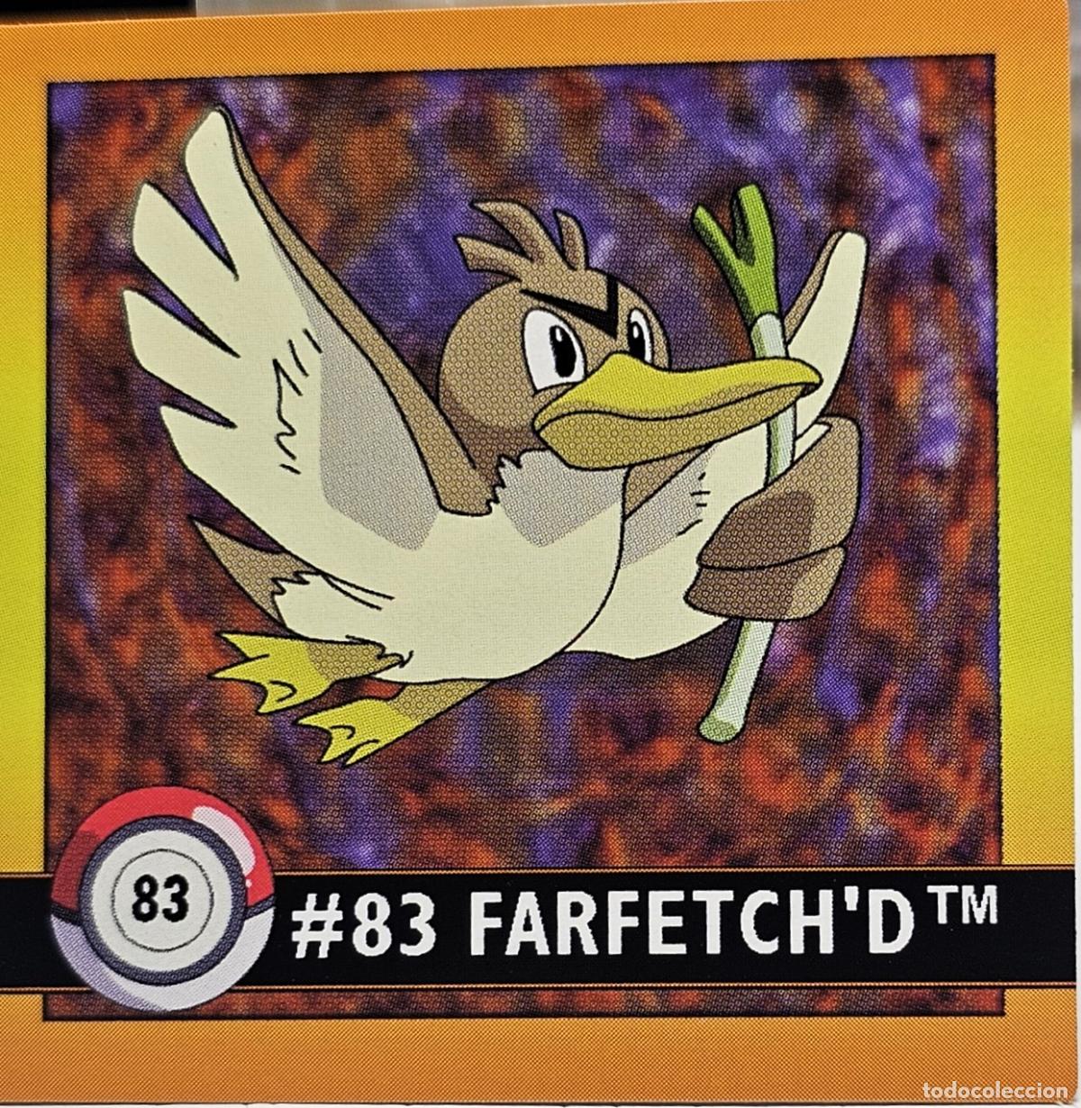 Coleccionismo cromos antiguos: CROMO POKEMON #83 FARFETCH&acute;D. ARTBOX 1999. NUEVO - Foto 1