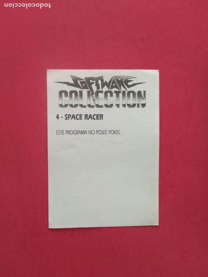 Coleccionismo cromos antiguos: SOFTWARE COLLECTION CROMO NUNCA PEGADO N&ordm; 4 SPACE RACER - Foto 2