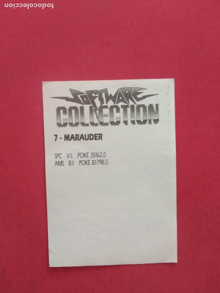 Coleccionismo cromos antiguos: SOFTWARE COLLECTION CROMO NUNCA PEGADO N&ordm; 7 MARAUDER - Foto 2