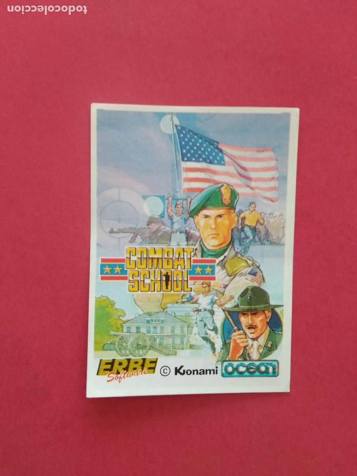 Coleccionismo cromos antiguos: SOFTWARE COLLECTION CROMO NUNCA PEGADO N&ordm; 80 COMBAT SCHOOL - Foto 1