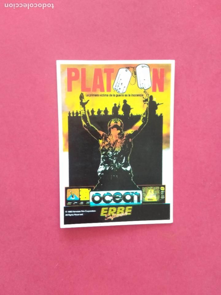 Coleccionismo cromos antiguos: SOFTWARE COLLECTION CROMO NUNCA PEGADO N&ordm; 89 PLATOON - Foto 1