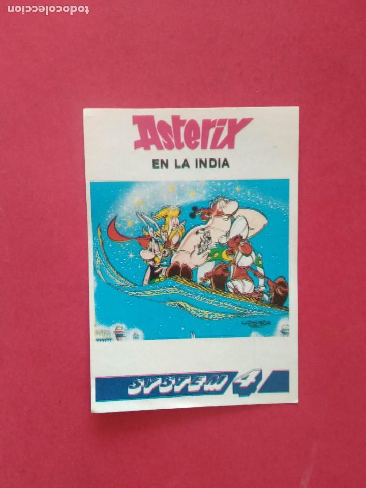 Coleccionismo cromos antiguos: SOFTWARE COLLECTION CROMO NUNCA PEGADO N&ordm; 110 ASTERIX EN LA INDIA - Foto 1