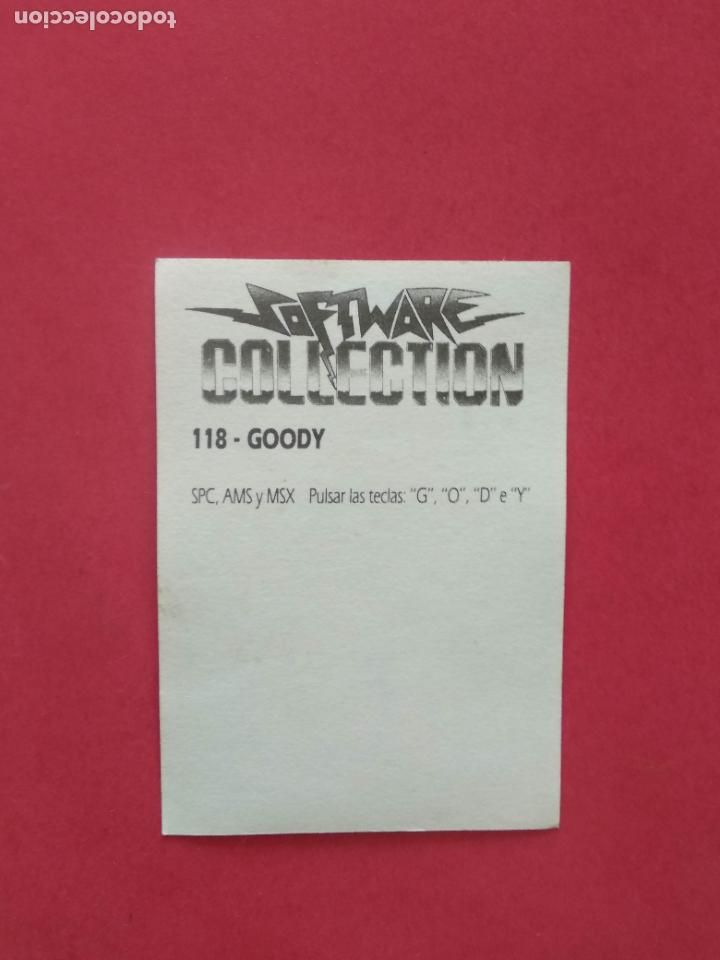 Coleccionismo cromos antiguos: SOFTWARE COLLECTION CROMO NUNCA PEGADO N&ordm; 118 GOODY - Foto 2
