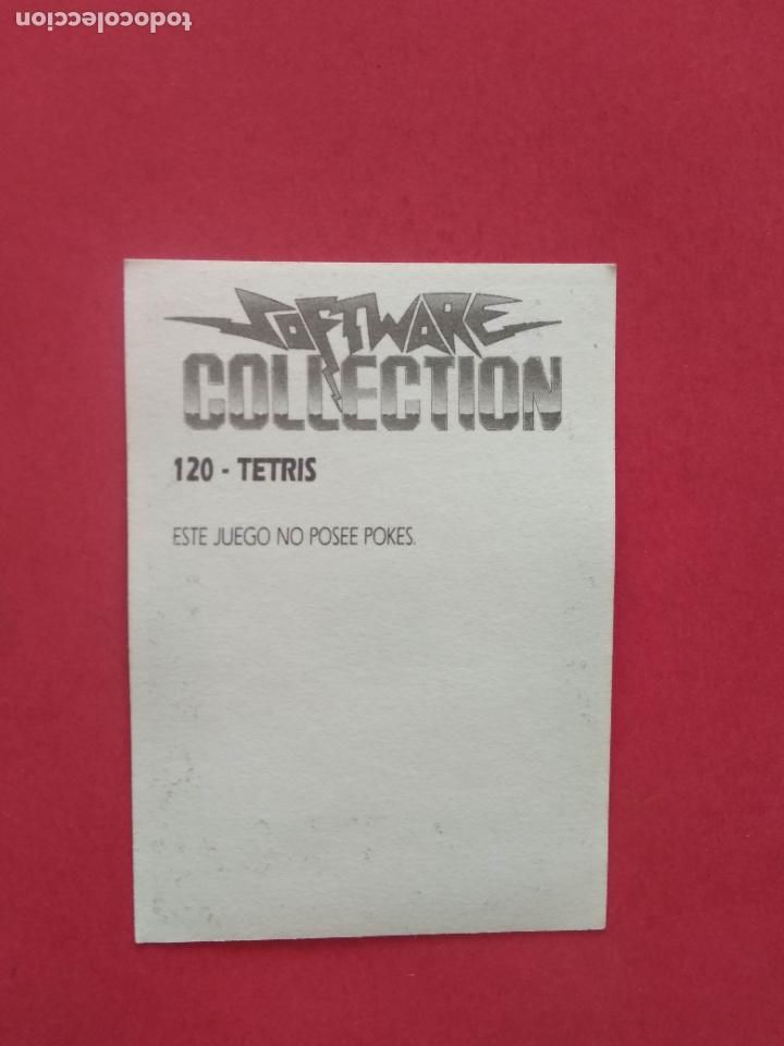 Coleccionismo cromos antiguos: SOFTWARE COLLECTION CROMO NUNCA PEGADO N&ordm; 120 TETRIS - Foto 2