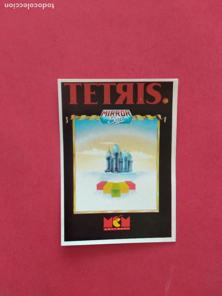 Coleccionismo cromos antiguos: SOFTWARE COLLECTION CROMO NUNCA PEGADO N&ordm; 120 TETRIS - Foto 1