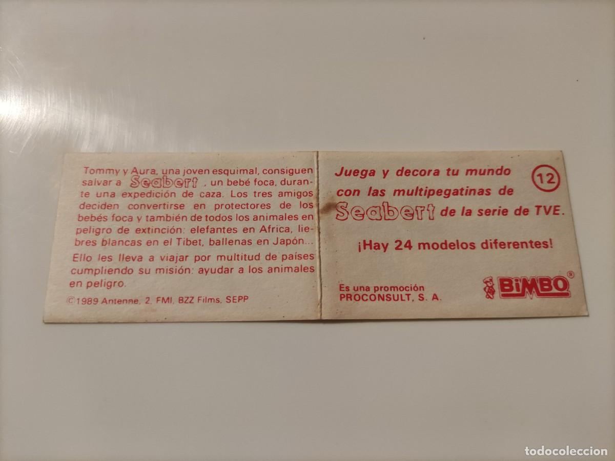 Coleccionismo cromos antiguos: Seabert n&ordm; 12 Bimbo Nunca pegado - Foto 2