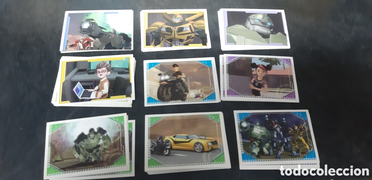 Coleccionismo cromos antiguos: Lote de cromos Panini Transformers Prime a&ntilde;o 2012 - Foto 1