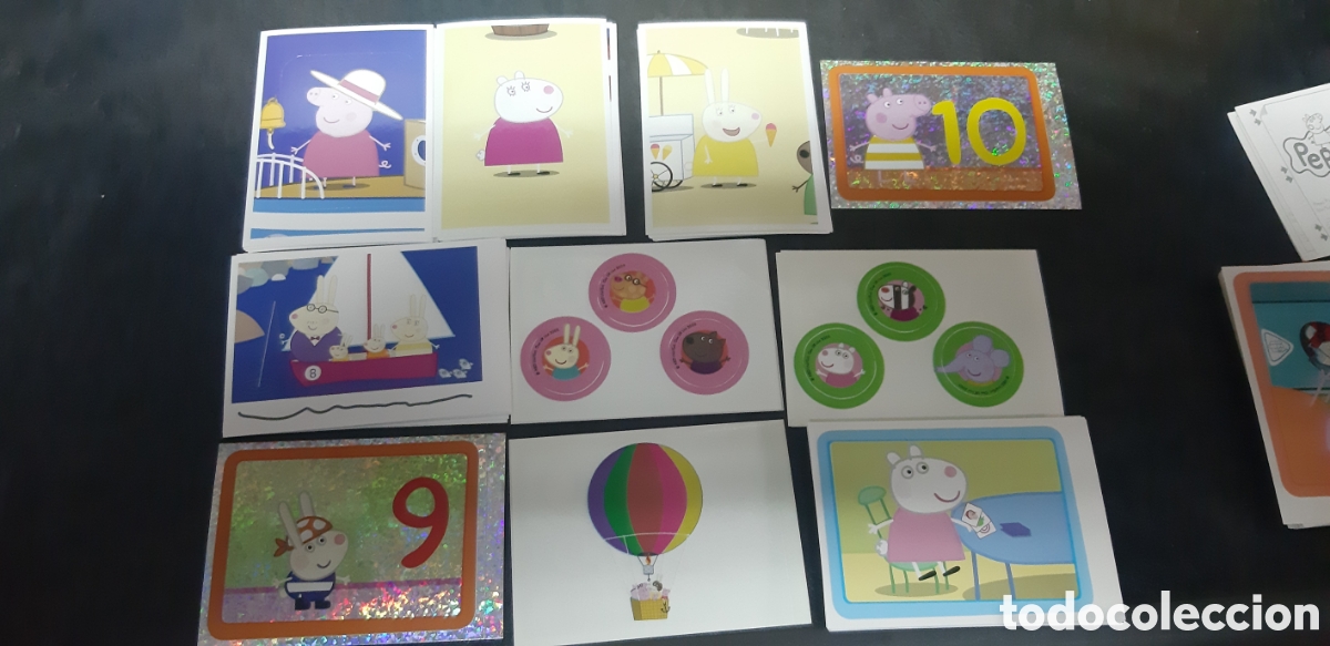Coleccionismo Cromos antiguos: LOTE CROMOS PEPPA PIG PANINI 2003 &rdquo;SON 85 CROMOS SIN REPETIR&rdquo; TAMBIEN VENDO SUELTOS