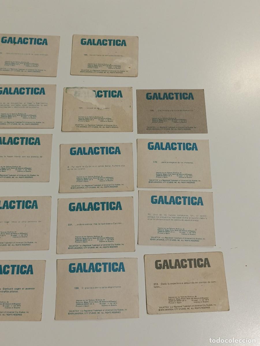 Coleccionismo cromos antiguos: 18 cromos gal&aacute;ctica 1978 - Foto 7