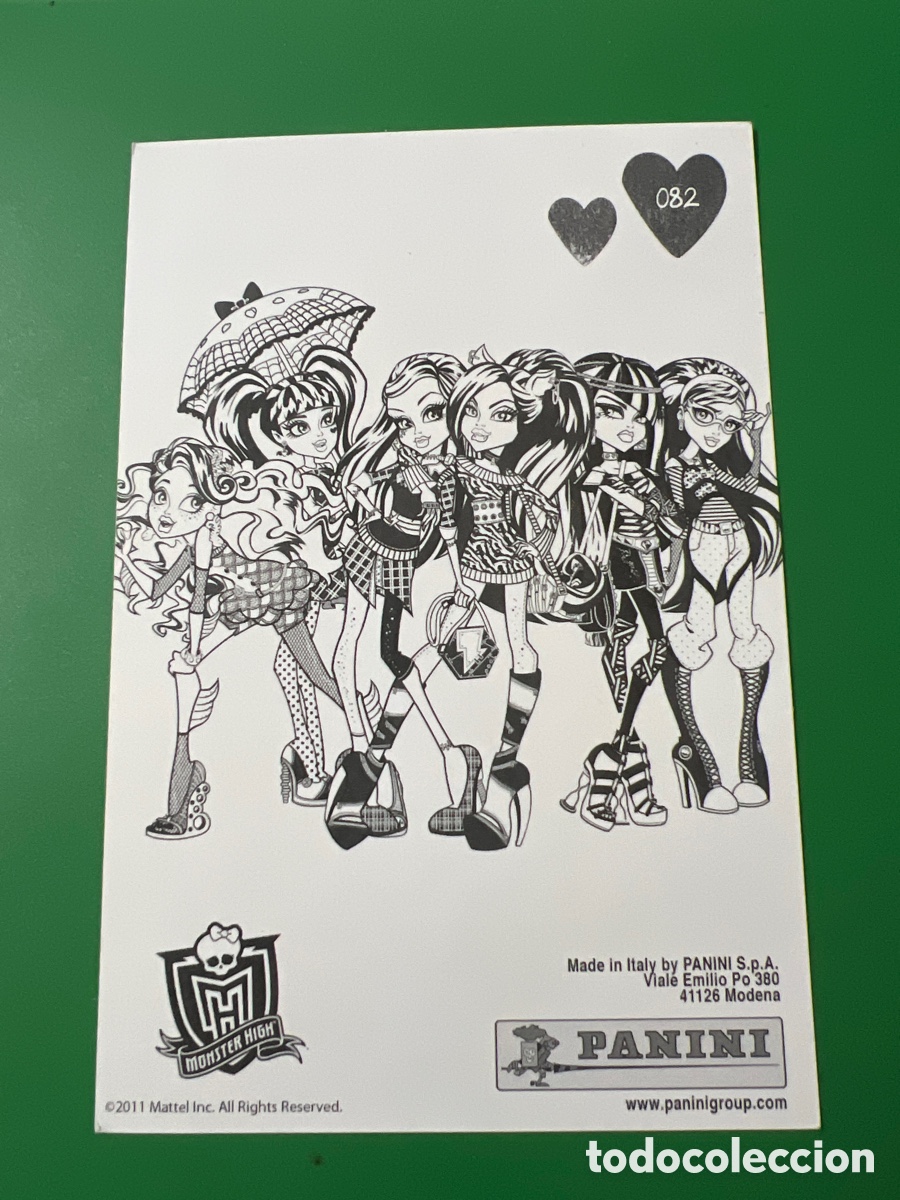 Coleccionismo cromos antiguos: L89. POSTAL MONSTER HIGH N&ordm; 82 CLAWDEEN WOLF - Foto 2