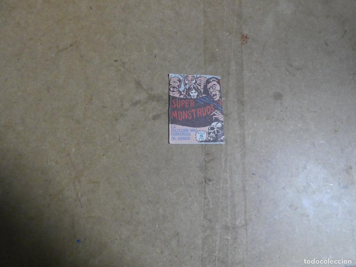 Coleccionismo cromos antiguos: sobre de cromos sin abrir de la colecci&oacute;n super monstruos - Foto 1