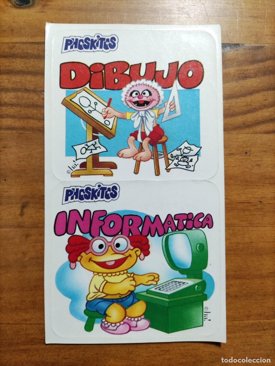 Coleccionismo Cromos antiguos: Cromo 29 / 30 Peque&ntilde;ecos (Dibujo e Inform&aacute;tica) Phoskitos nunca pegado